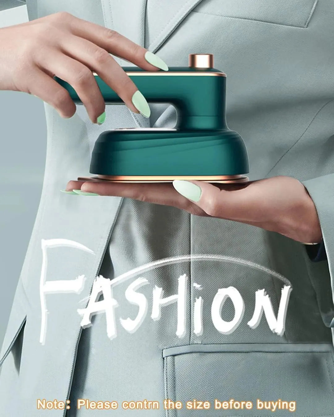 Green Steam Iron for Quick Wrinkle Removal