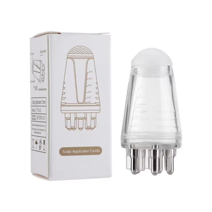2-in-1 Scalp Root Hair Oil Applicator Comb | Hair Growth & Scalp Care Massage Tool