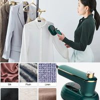 Green Steam Iron for Quick Wrinkle Removal