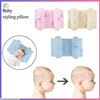 Baby Head Pillow 360 Support Cotton _ Pink Blue Cream
