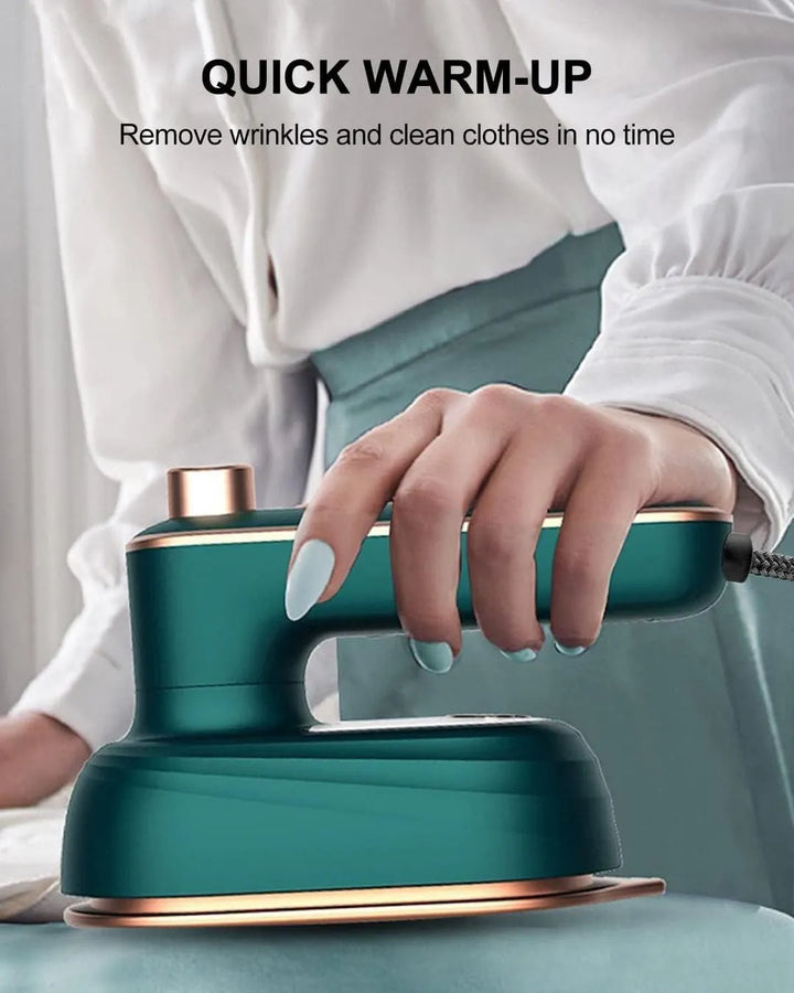 Green Steam Iron for Quick Wrinkle Removal