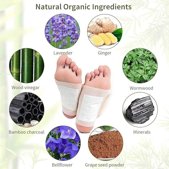 Kiyome Kinoki Detox Foot Pads – 10 Pcs