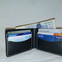 Men's Premium Black Cow Leather Wallet – Rugged, Durable and Stylish Leather Wallet for Everyday Use