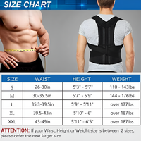 Posture Corrector & Back Support Belt for Men and Women – Adjustable Spine, Shoulder & Upper Back Support