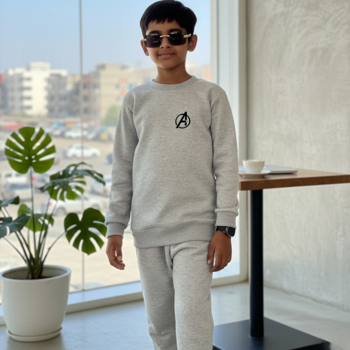Kids Winter Tracksuits | Warm Sweatshirt & Trouser Set for Boys & Girls | Cozy Baby Winter Clothes for Everyday Wear FOR BABY AND KIDS  3xl