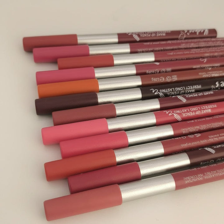 Kashee's High Pigmented Smooth Lipstick - Creamy Formula Designed For Bold Even Color Lip Definition And Long-Lasting Wear - Shades Of Red (Pack of 6)